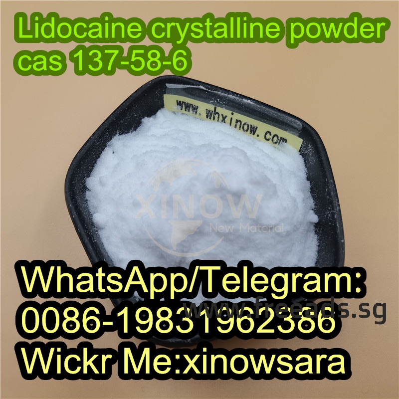 cas 137-58-6 Lidocaine crystalline powder cas 137-58-6 China supplier