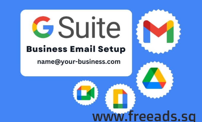  Google G-suite Emails for your Business 