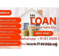 Business loans and Personal loans are available